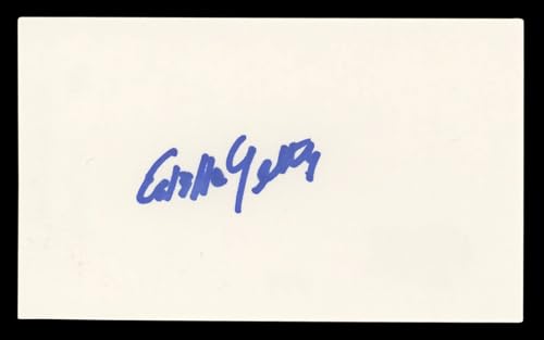 Estelle Getty The Golden Girls Authentic Signed 3x5 Index Card BAS #BL98509