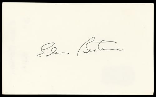 Elmer Bernstein The Magnificent Seven Signed 3x5 Index Card BAS #AD70384