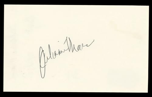 Julianne Moore Boogie Nights Authentic Signed 3x5 Index Card BAS #BL98444
