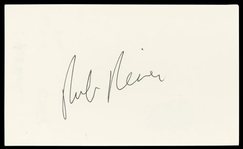 Rob Reiner All In The Family Signed 3x5 Index Card Autographed BAS #AD70373