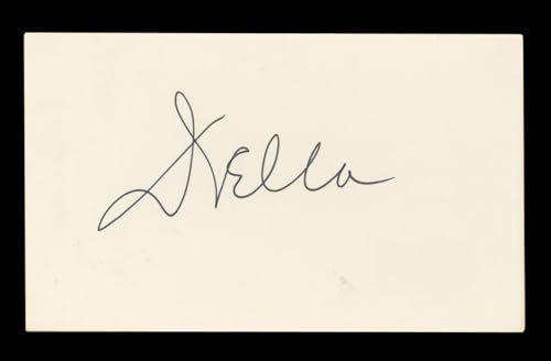 Della Reese Singer Authentic Signed 3x5 Index Card Autographed BAS #AD70270