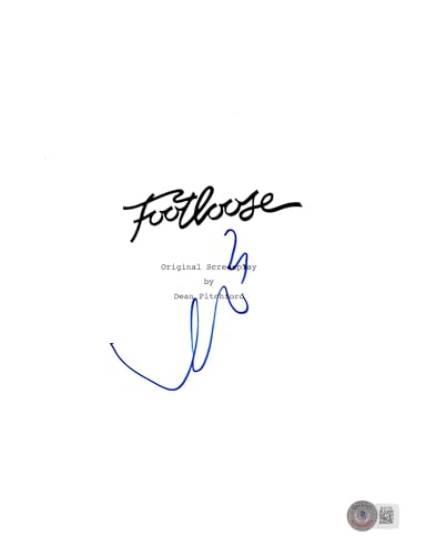 Kevin Bacon Footloose Authentic Signed Script Cover Autographed BAS #BL91193