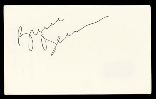 Bruce Dern The Hateful Eight Authentic Signed 3x5 Index Card BAS #BL96822
