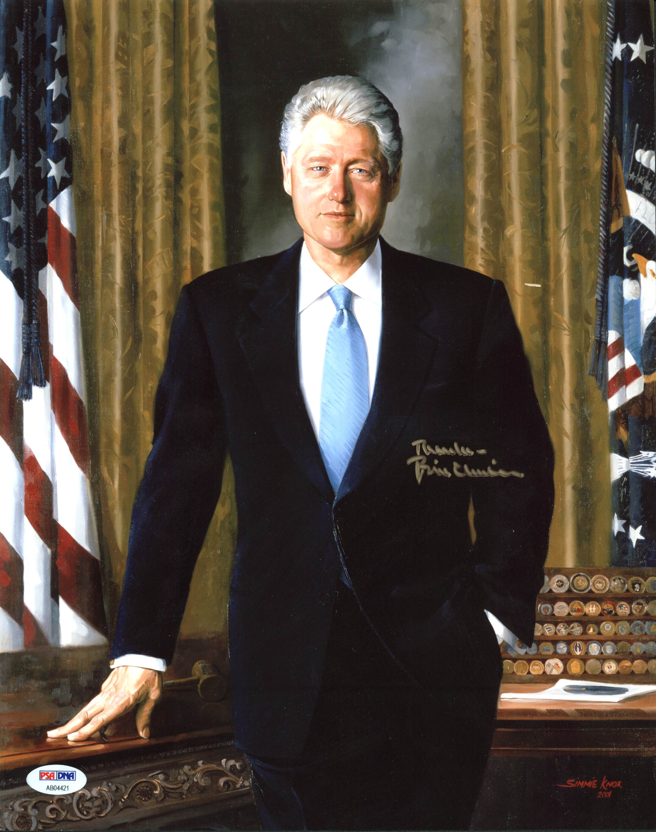 Bill Clinton Authentic Signed 11X14 Photo Autographed PSA/DNA #AB04421