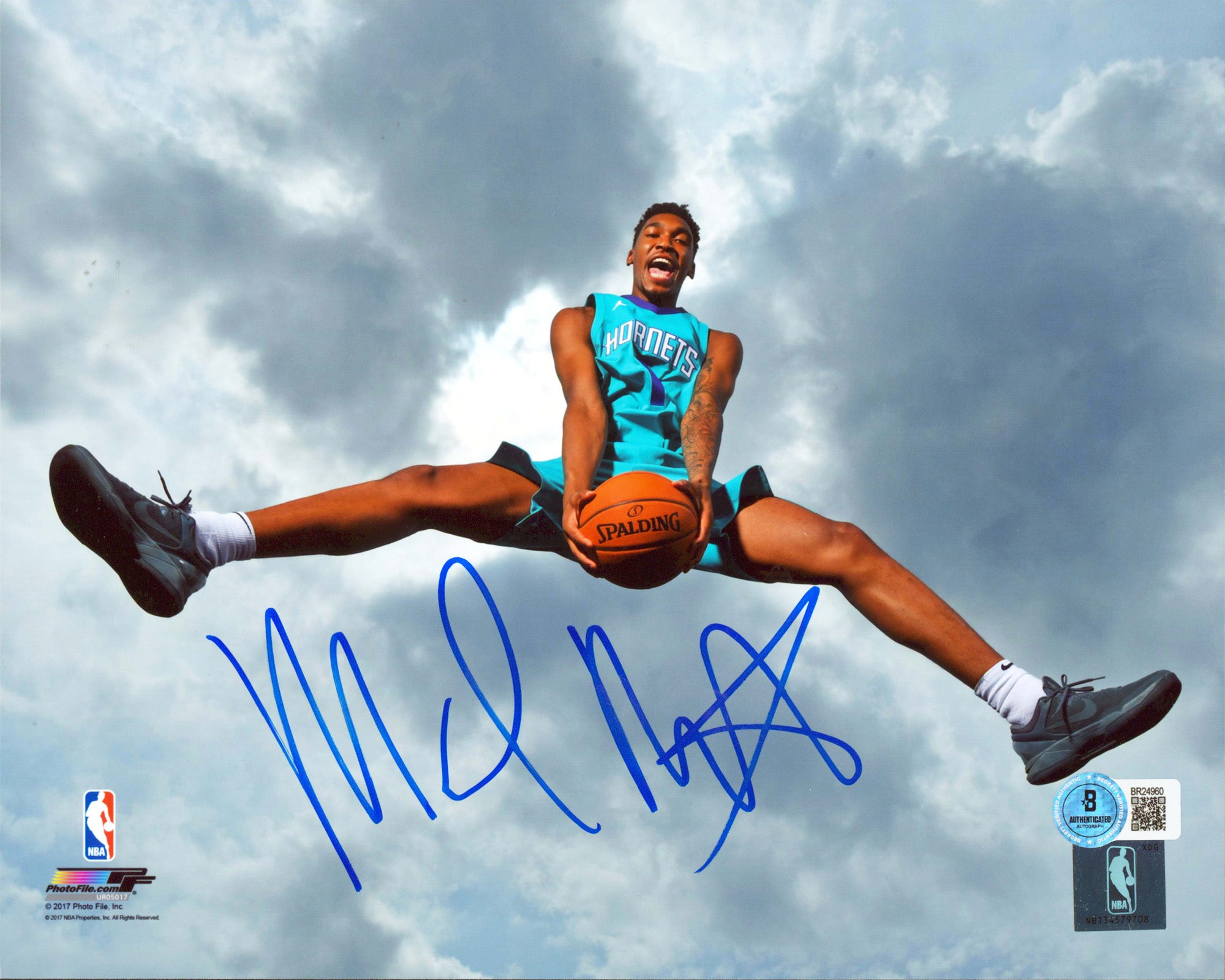 Hornets Malik Monk Authentic Signed 8x10 Vertical Photo Autographed BAS #BR24960