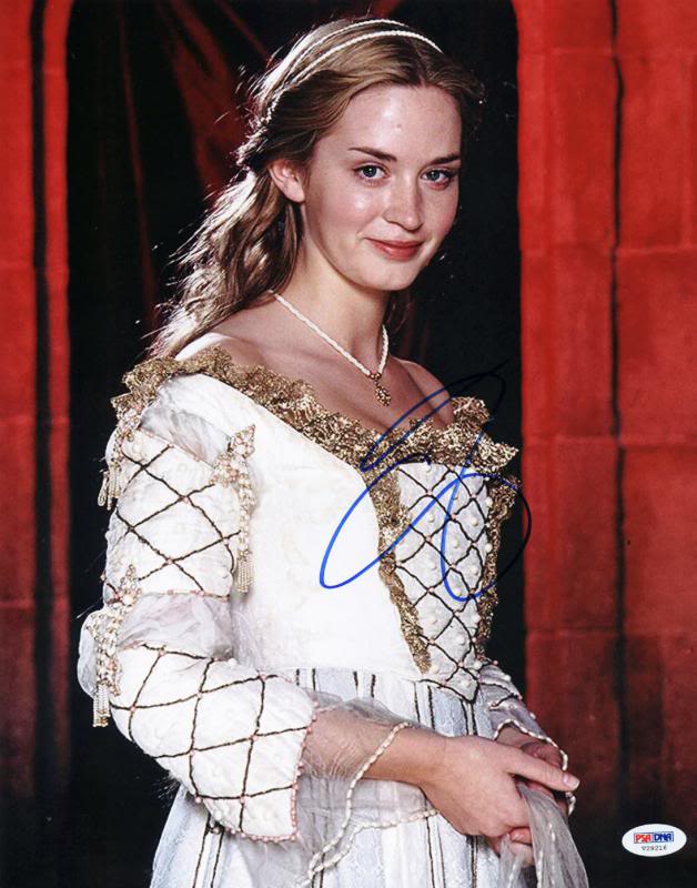 Emily Blunt The Young Victoria Signed Authentic 11X14 Photo PSA/DNA #V29216