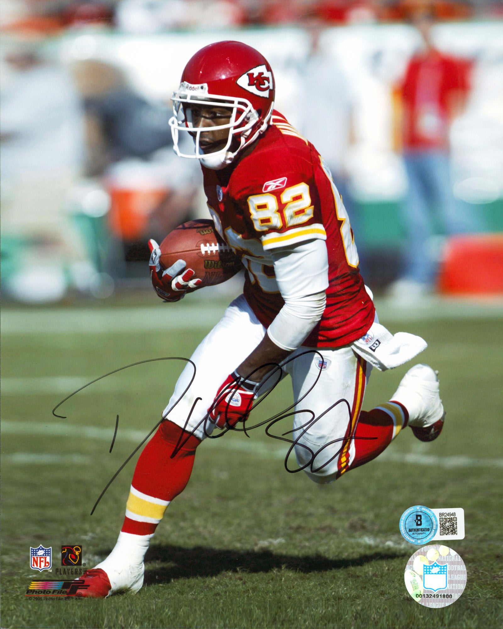 Chiefs Dante Hall Authentic Signed 8x10 Vertical Photo Autographed BAS #BR24948