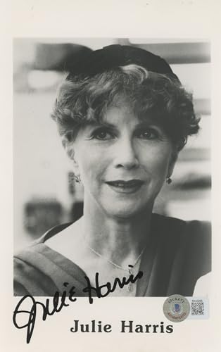 Julie Harris East of Eden Authentic Signed 5x8 Black & White Photo BAS #BK43288