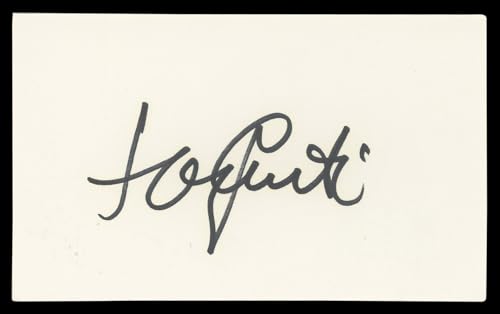 Tony Curtis Some Like It Hot Authentic Signed 3x5 Index Card BAS #BL98544
