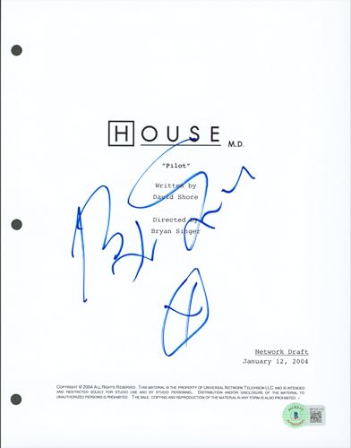 Bryan Singer Authentic Signed 8.5x11 House Script Cover BAS #BF24110
