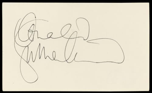 Donald Sutherland The Hunger Games Authentic Signed 3x5 Index Card BAS #BM58634