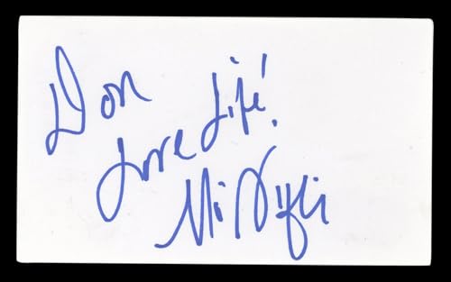 Mo'Nique Precious "Don, More Life!" Signed 3x5 Index Card BAS #AD70222