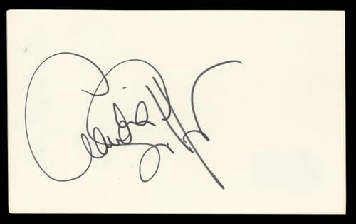 Claudia Schiffer Love Actually Authentic Signed 3x5 Index Card BAS #BL98494