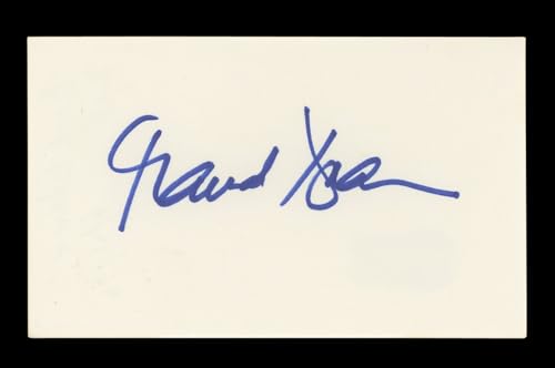Maude Adams The Man with the Golden Gun Signed 3x5 Index Card BAS #AD70307