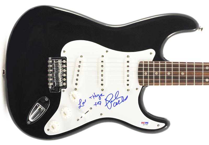Paula Abdul American Idol Authentic Signed Guitar Autograph PSA/DNA #Q51508
