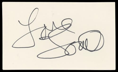 Louie Anderson Coming to America Authentic Signed 3x5 Index Card BAS #BM58648