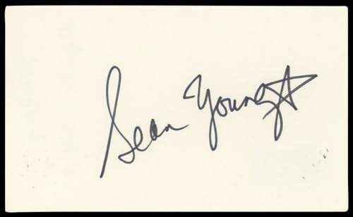 Sean Young Blade Runner Authentic Signed 3x5 Index Card Autographed BAS #BN89165