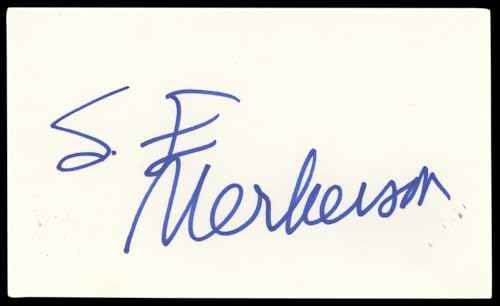 S. Epatha Merkerson Law & Order Authentic Signed 3x5 Index Card BAS #BN89125