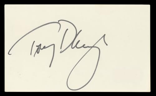 Tony Danza Who's the Boss? Authentic Signed 3x5 Index Card BAS #BL98449