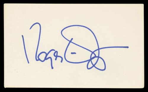 Roger Ebert Authentic Signed 3x5 Index Card Autographed BAS #BL98531