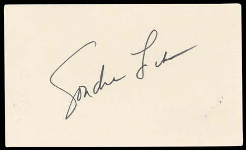 Sondra Locke Bronco Billy Authentic Signed 3x5 Index Card BAS #BN89403