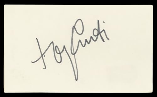 Tony Curtis Some Like It Hot Authentic Signed 3x5 Index Card BAS #BL98542