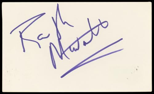 Randolph Mantooth Emergency! Authentic Signed 3x5 Index Card BAS #BN89143