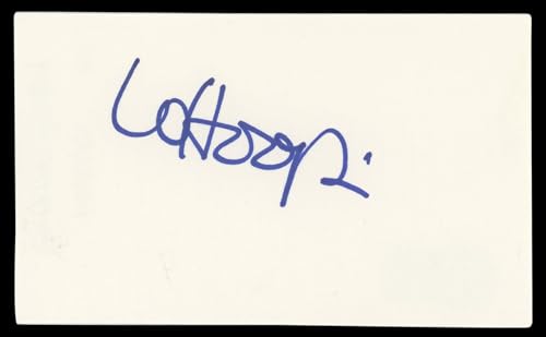 Whoopi Goldberg The View Authentic Signed 3x5 Index Card BAS #BL98767