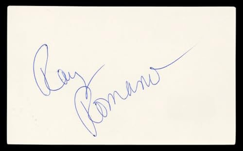 Ray Romano Everybody Loves Raymond Authentic Signed 3x5 Index Card BAS #BL98550