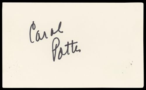 Carol Potter Beverly Hills, 90210 Authentic Signed 3x5 Index Card BAS #BN89197