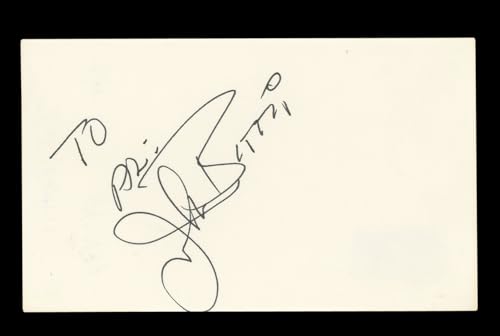 John Bettis Musician Authentic Signed 3x5 Index Card Autographed BAS #AD70195