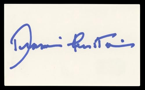 Dianne Feinstein Authentic Signed 3x5 Index Card Autographed BAS #BL98520