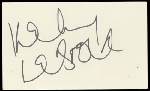 Kelly LeBrock Weird Science Authentic Signed 3x5 Index Card BAS #BN89152