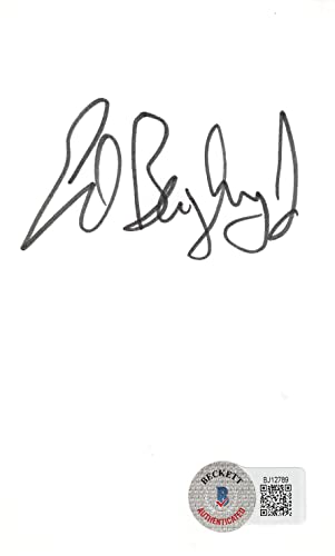 Ed Begley Jr. St. Elsewhere Authentic Signed 3x5 Index Card BAS #BJ12789