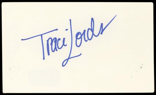 Traci Lords Cry-Baby Authentic Signed 3x5 Index Card Autographed BAS #BN89393