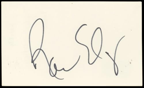 Ron Ely Tarzan Authentic Signed 3x5 Index Card Autographed BAS #BN89183