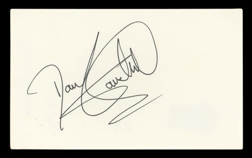 David Faustino Married With Children Signed 3x5 Index Card BAS #BL96658