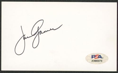 James Garner The Notebook Signed 3x5 Index Card Autographed PSA/DNA #AN86978