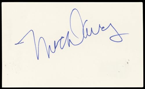 Mac Davis Singer Authentic Signed 3x5 Index Card Autographed BAS #BN89225