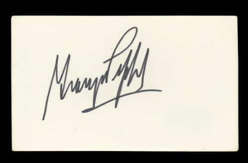 George Peppard Breakfast At Tiffany's Signed 3x5 Index Card BAS #BL96429