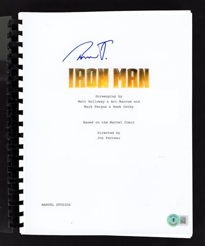 Shaun Toub Iron Man Authentic Signed Movie Script Autographed BAS #BK02228