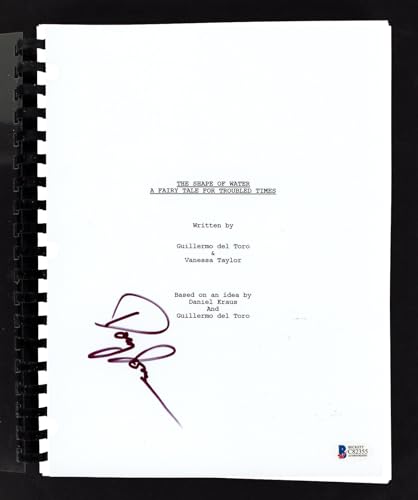 Doug Jones The Shape of Water Authentic Signed Movie Script BAS #C82355