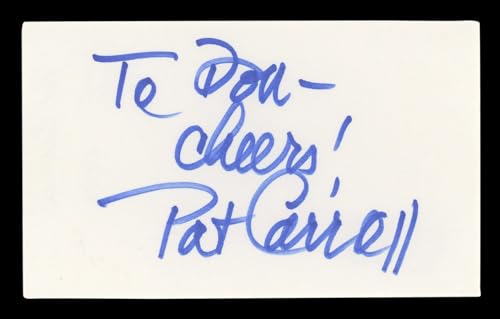 Pat Carroll The Little Mermaid "To Don" Signed 3x5 Index Card BAS #AD70145