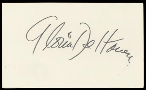 Gloria DeHaven The Thin Man Goes Home Signed 3x5 Index Card BAS #BN89447