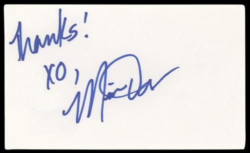 Mimi Drew "Thanks! XO" Authentic Signed 3x5 Index Card Autographed BAS #BL98900