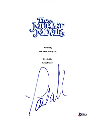 Paul Williams Authentic Signed The Muppet Movie Script Cover BAS #G56879