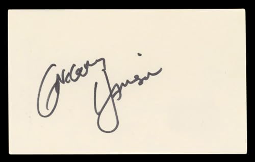 Gregory Harrison Trapper John, M.D. Authentic Signed 3x5 Index Card BAS #BL96853