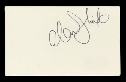 Alan Thicke Growing Pains Authentic Signed 3x5 Index Card BAS #BL96420