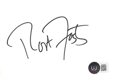 Robert Forster Jackie Brown Authentic Signed 4x6 Index Card BAS #BJ63994