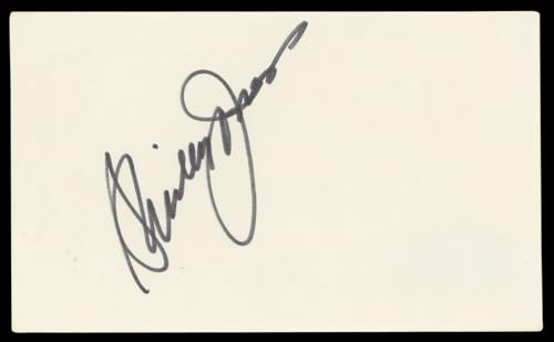 Shirley Jones Elmer Gantry Authentic Signed 3x5 Index Card BAS #BL98578